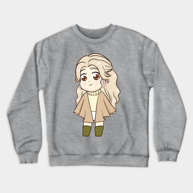 SNSD Kim Taeyeon I chibi Crewneck Sweatshirt by Oricca